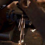 Steel from L section scrap (mild steel)